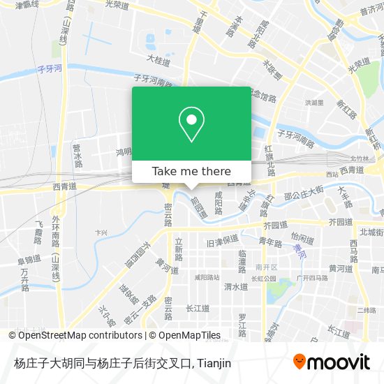杨庄子大胡同与杨庄子后街交叉口 map