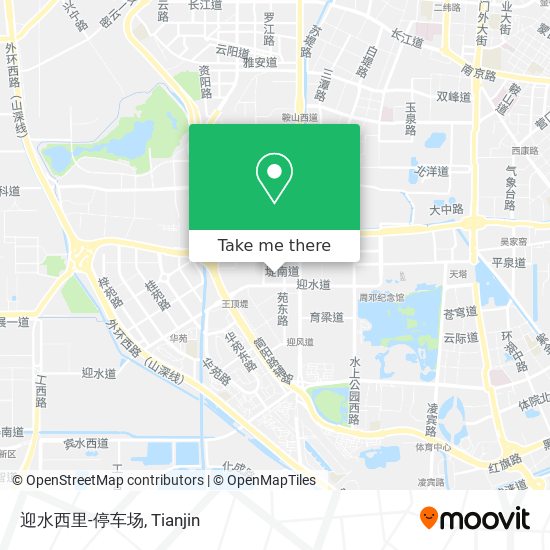迎水西里-停车场 map