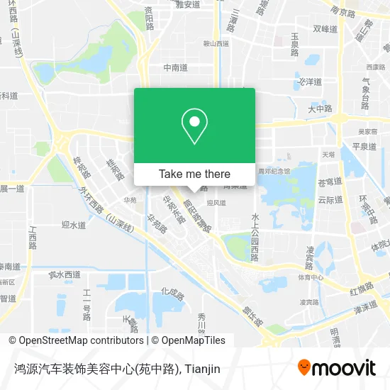 鸿源汽车装饰美容中心(苑中路) map