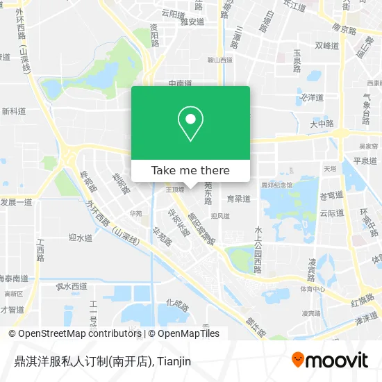 鼎淇洋服私人订制(南开店) map