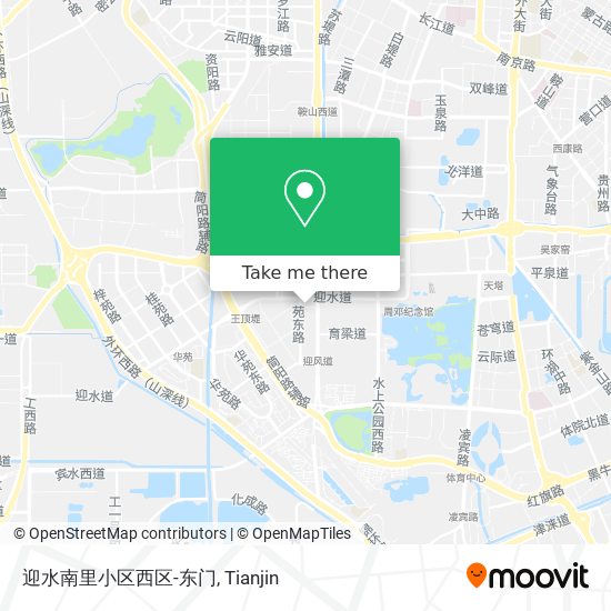 迎水南里小区西区-东门 map