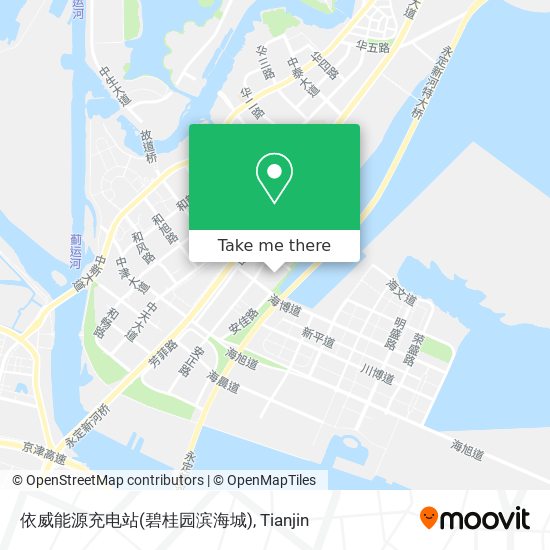 依威能源充电站(碧桂园滨海城) map