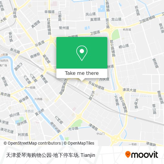 天津爱琴海购物公园-地下停车场 map