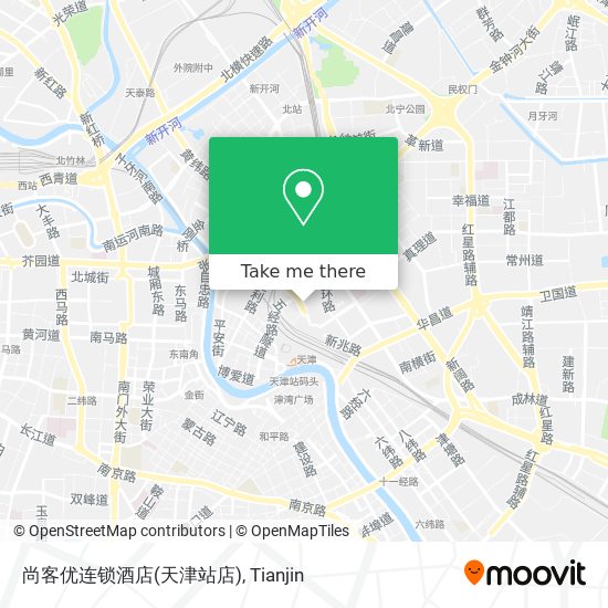 尚客优连锁酒店(天津站店) map