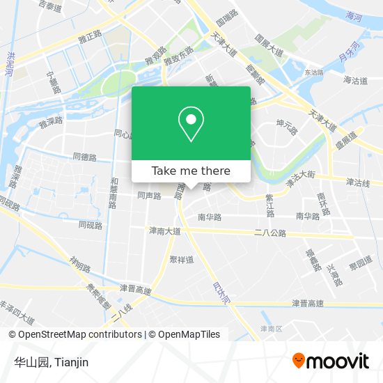 华山园 map