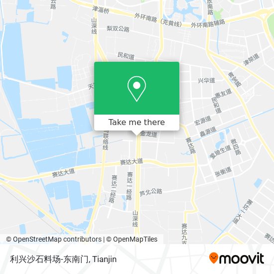 利兴沙石料场-东南门 map