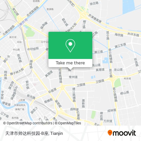 天津市帅达科技园-B座 map