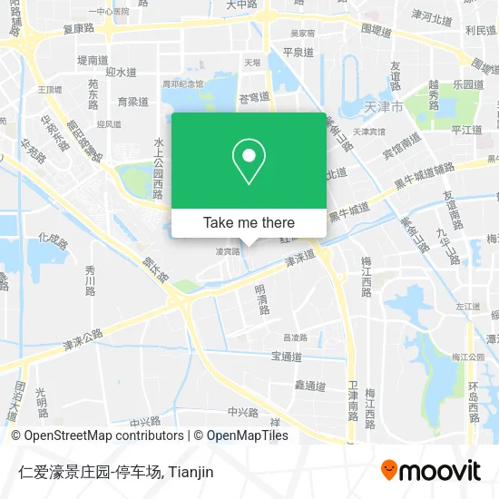 仁爱濠景庄园-停车场 map