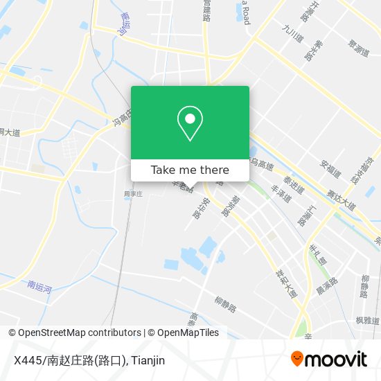 X445/南赵庄路(路口) map