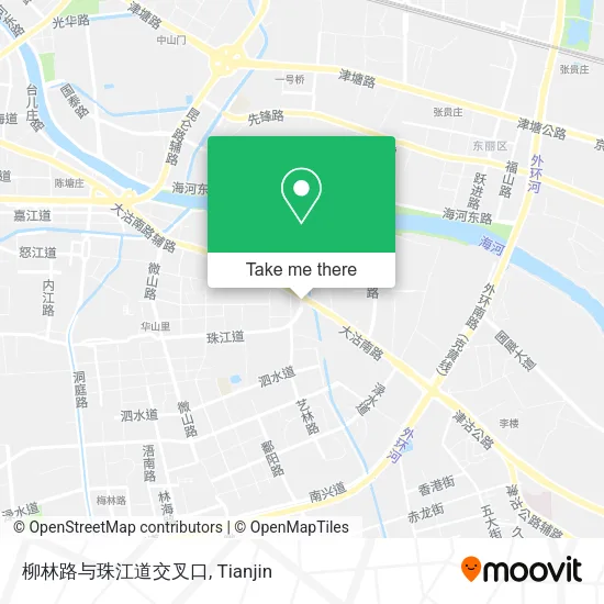 柳林路与珠江道交叉口 map
