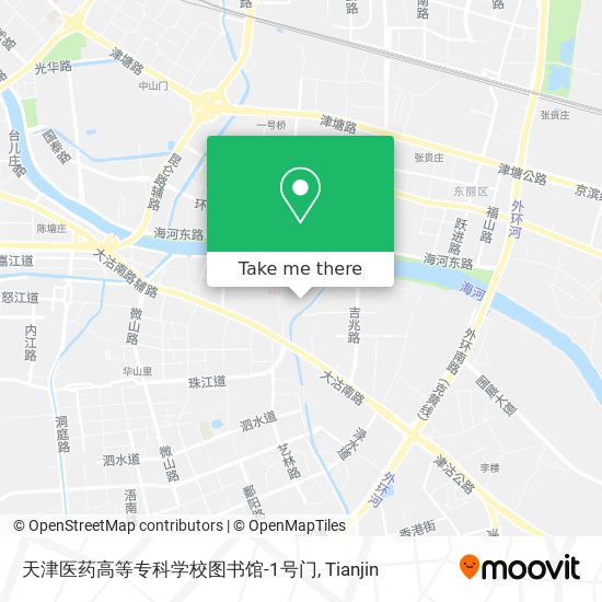天津医药高等专科学校图书馆-1号门 map
