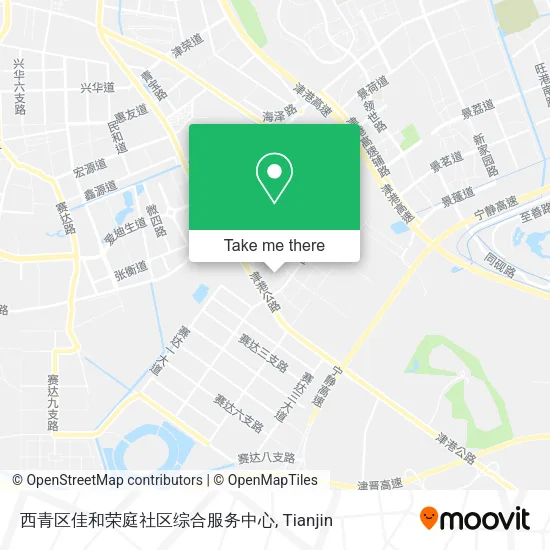 西青区佳和荣庭社区综合服务中心 map