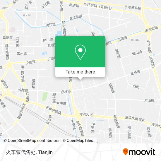 火车票代售处 map