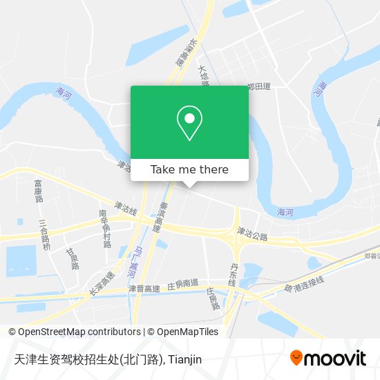 天津生资驾校招生处(北门路) map