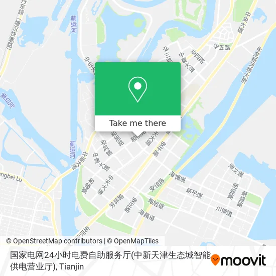国家电网24小时电费自助服务厅(中新天津生态城智能供电营业厅) map