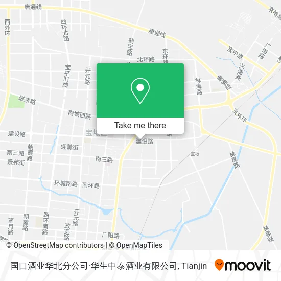 国口酒业华北分公司·华生中泰酒业有限公司 map