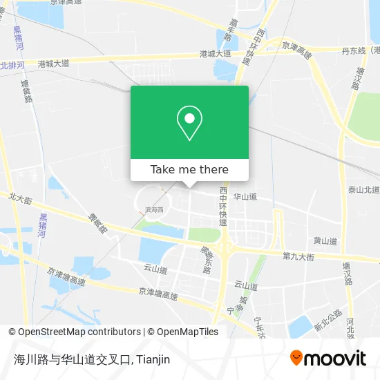 海川路与华山道交叉口 map