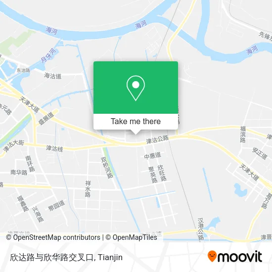 欣达路与欣华路交叉口 map
