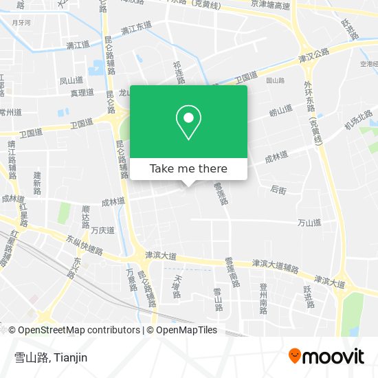 雪山路 map