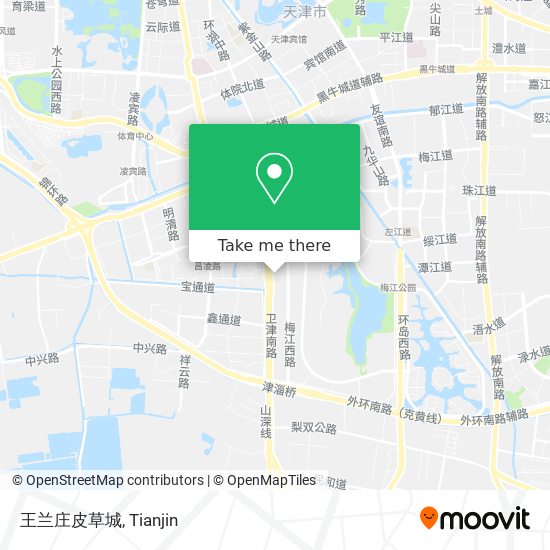 王兰庄皮草城 map