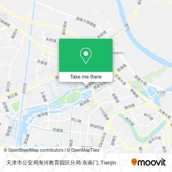 天津市公安局海河教育园区分局-东南门 map