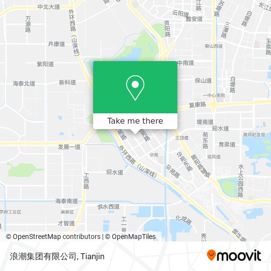浪潮集团有限公司 map