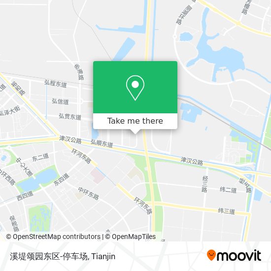 溪堤颂园东区-停车场 map