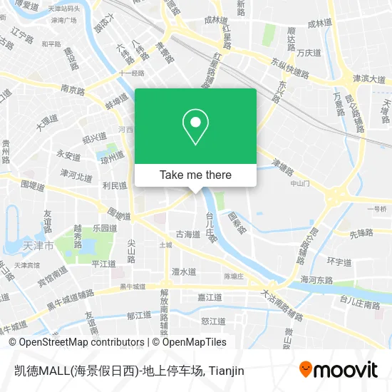 凯德MALL(海景假日西)-地上停车场 map