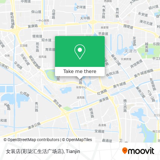 女装店(彩柒汇生活广场店) map