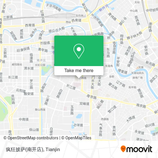 疯狂披萨(南开店) map
