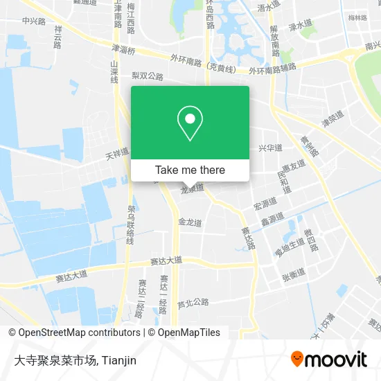 大寺聚泉菜市场 map
