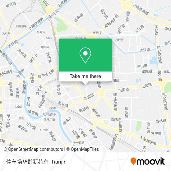 停车场华郡新苑东 map