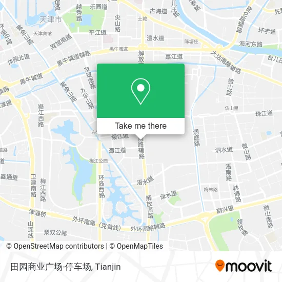 田园商业广场-停车场 map