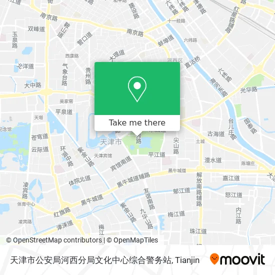 天津市公安局河西分局文化中心综合警务站 map