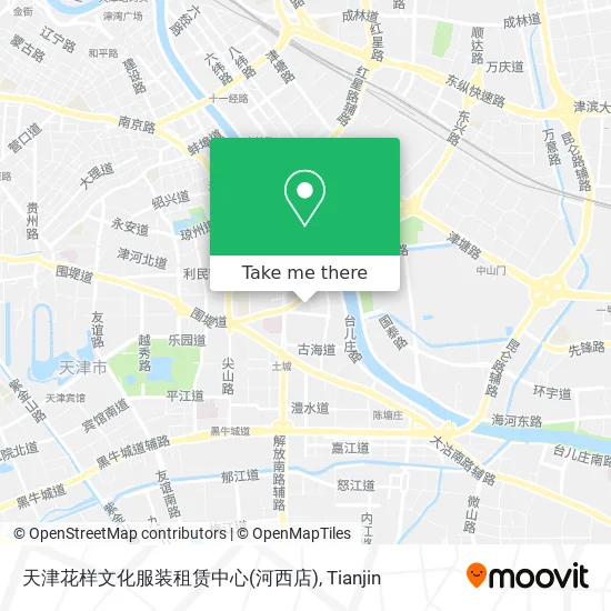 天津花样文化服装租赁中心(河西店) map