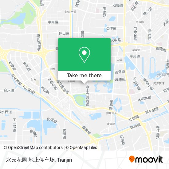 水云花园-地上停车场 map