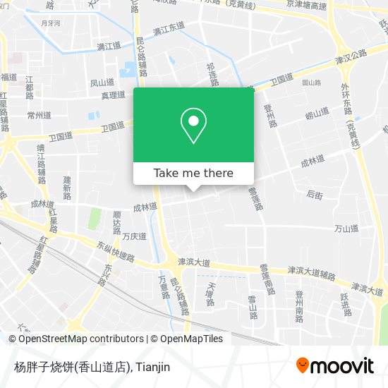 杨胖子烧饼(香山道店) map