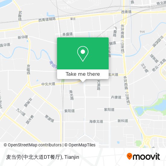 麦当劳(中北大道DT餐厅) map