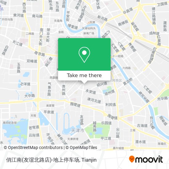 俏江南(友谊北路店)-地上停车场 map