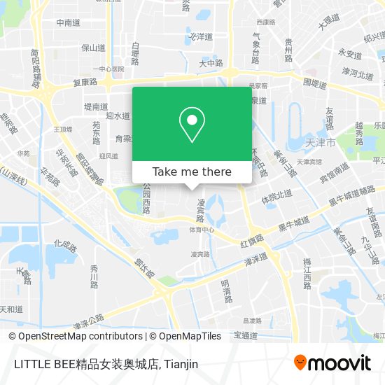 LITTLE BEE精品女装奥城店 map