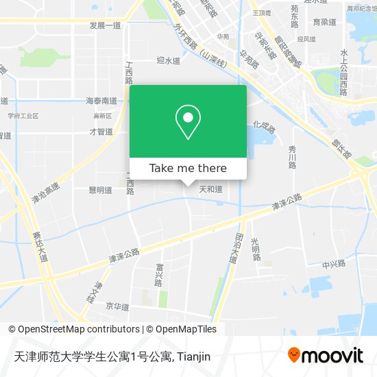 天津师范大学学生公寓1号公寓 map