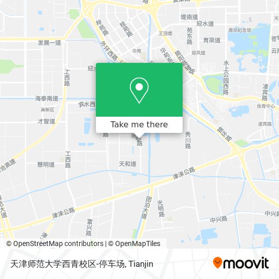天津师范大学西青校区-停车场 map