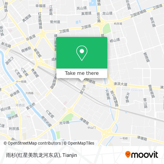 雨杉(红星美凯龙河东店) map