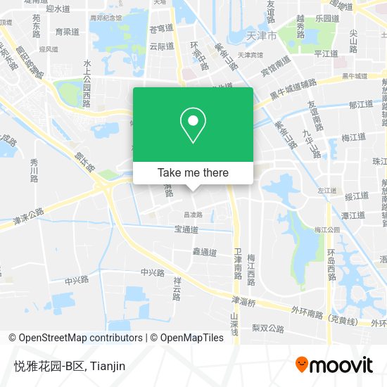 悦雅花园-B区 map