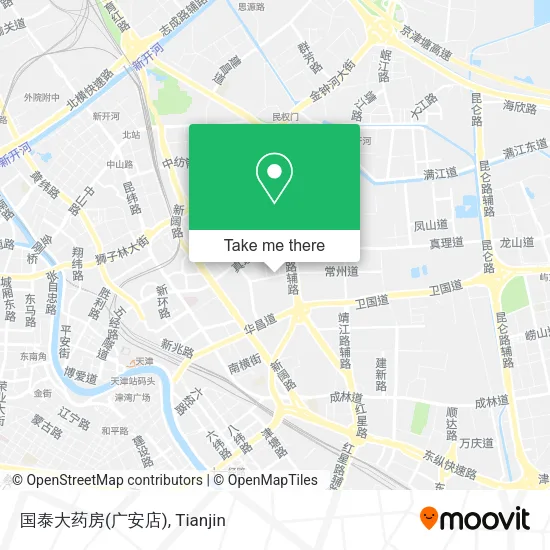 国泰大药房(广安店) map