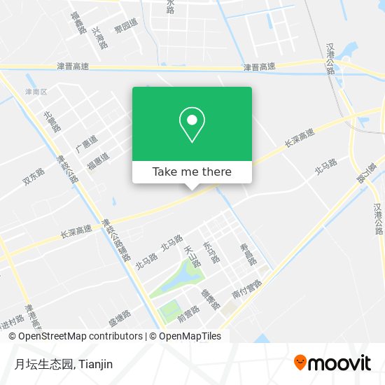 月坛生态园 map