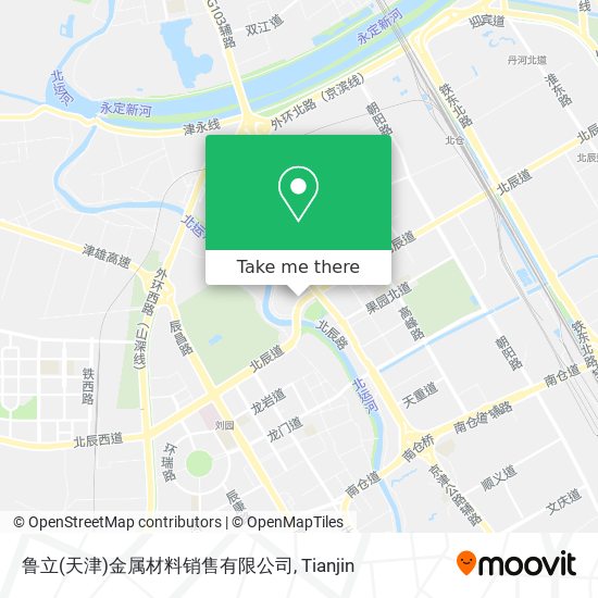 鲁立(天津)金属材料销售有限公司 map
