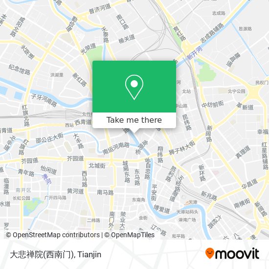 大悲禅院(西南门) map
