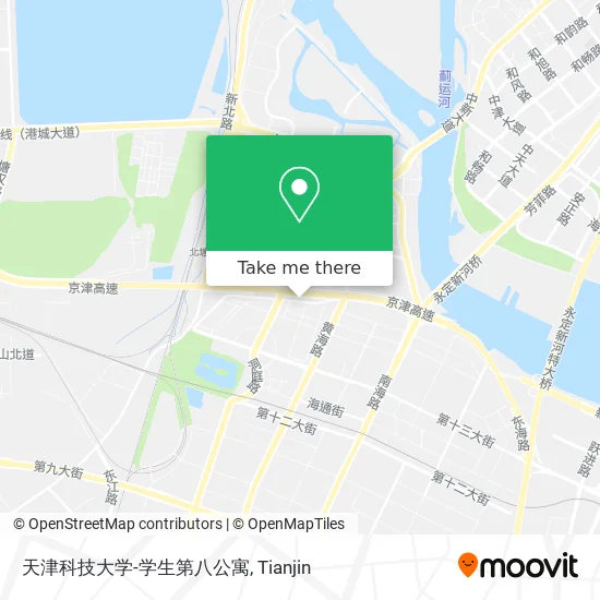 天津科技大学-学生第八公寓 map