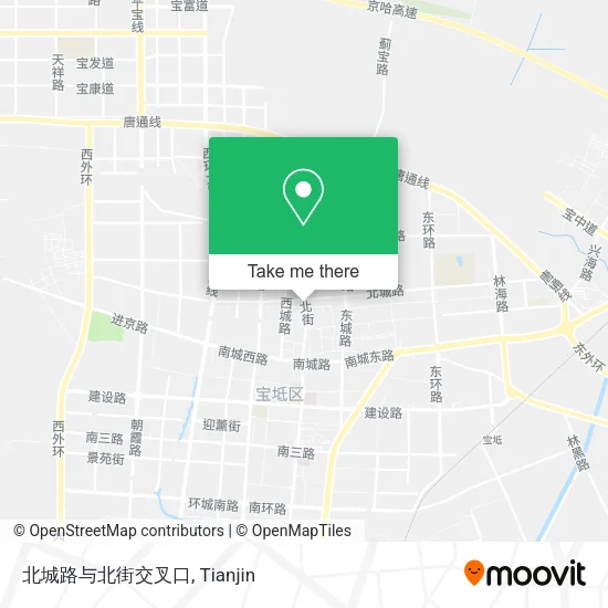 北城路与北街交叉口 map